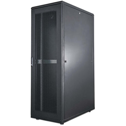 19" Serverschrank, 36 HE, 1766 (H) x 600 (B) x 1000 (T) mm, schwarz Image 1