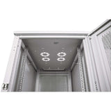 19" Serverschrank, 36 HE, 1766 (H) x 600 (B) x 1000 (T) mm, grau Image 6