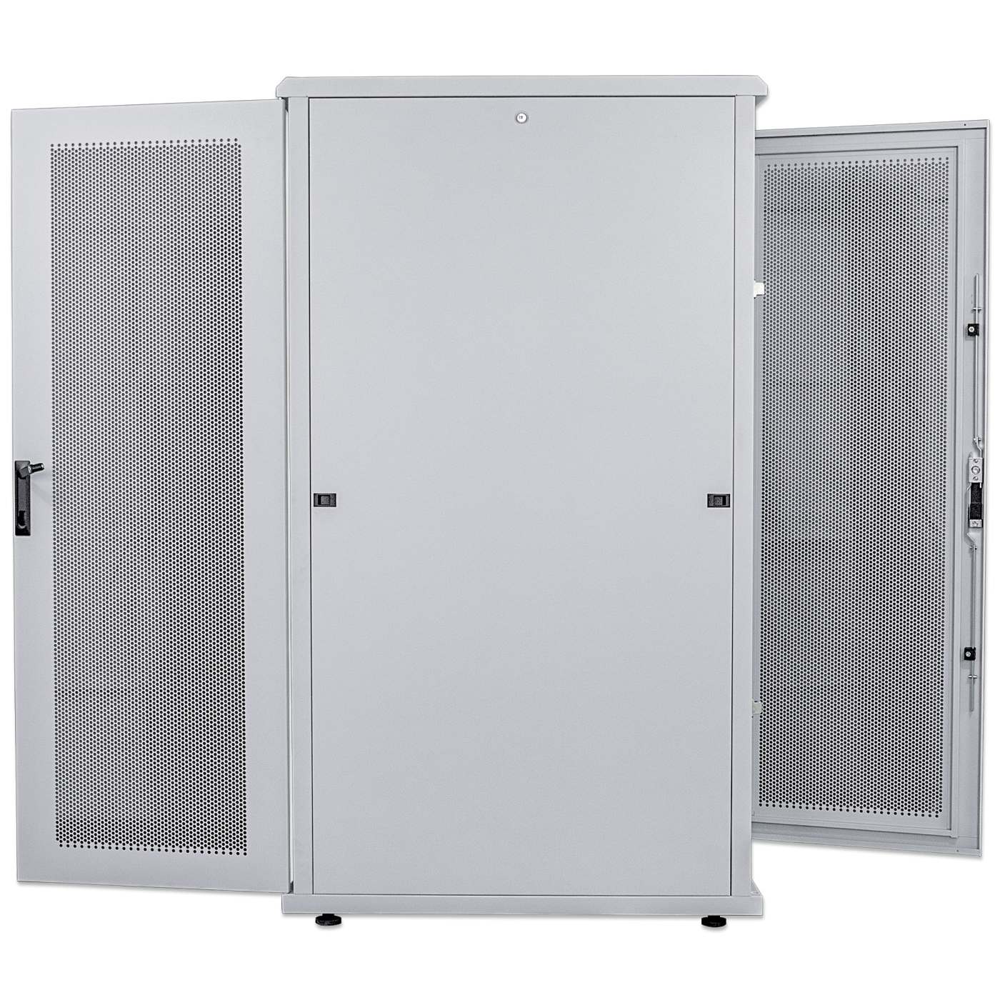 19" Serverschrank, 42 HE, 2033 (H) x 600 (B) x 1000 (T) mm, grau Image 9
