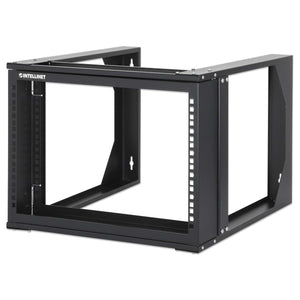 19" Laborgestell zur Wandmontage, 2 Tragschienen, 6 HE Image 1