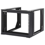 19" Laborgestell zur Wandmontage, 2 Tragschienen, 6 HE Image 1
