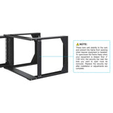 19" Laborgestell zur Wandmontage, 2 Tragschienen, 6 HE Image 8