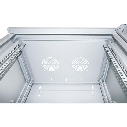 19" Wandverteiler, 12 HE, 635 (H) x 570 (B) x 450 (T) mm, grau Image 7