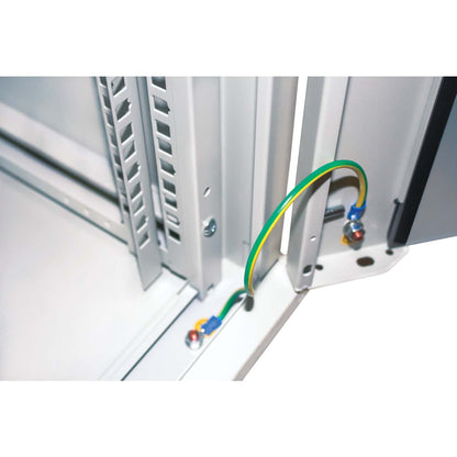 19" Wandverteiler, 12 HE, 635 (H) x 570 (B) x 450 (T) mm, grau Image 9