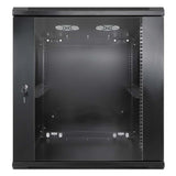 19" Wandverteiler, 12 HE, 635 (H) x 600 (B) x 600 (T) mm, schwarz Image 3