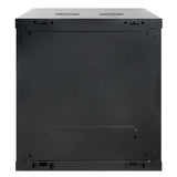 19" Wandverteiler, 12 HE, 635 (H) x 600 (B) x 600 (T) mm, schwarz Image 4