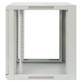 19" Wandverteiler, 12 HE, 635 (H) x 570 (B) x 600 (T) mm, grau Image 7