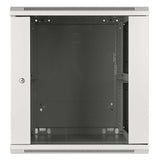 19" Wandverteiler, 12 HE, 635 (H) x 600 (B) x 600 (T) mm, grau Image 3
