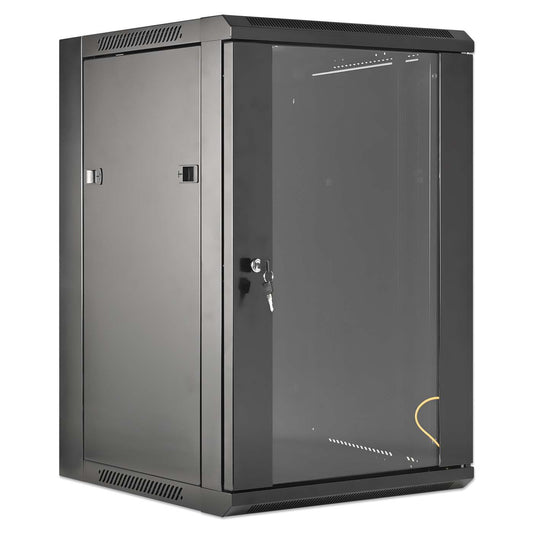 19" Wandverteiler, 15 HE, 770 (H) x 570 (B) x 450 (T) mm, schwarz Image 2