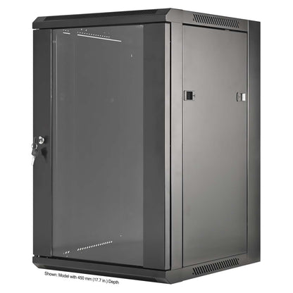 19" Wandverteiler, 15 HE, 770 (H) x 570 (B) x 600 (T) mm, schwarz Image 1