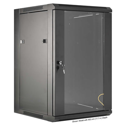 19" Wandverteiler, 15 HE, 770 (H) x 570 (B) x 600 (T) mm, schwarz Image 3