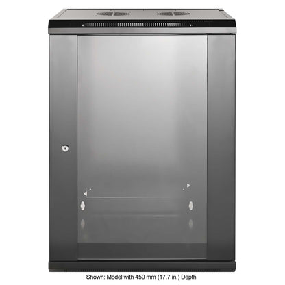 19" Wandverteiler, 15 HE, 770 (H) x 570 (B) x 600 (T) mm, schwarz Image 4