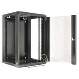 19" Wandverteiler, 15 HE, 770 (H) x 570 (B) x 600 (T) mm, schwarz Image 6