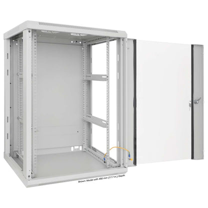 19" Wandverteiler, 15 HE, 770 (H) x 600 (B) x 600 (T) mm, grau Image 6