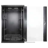 19" Wandverteiler, 20 HE, 994 (H) x 600 (B) x 450 (T) mm, schwarz Image 7