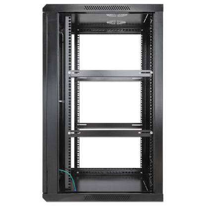 19" Wandverteiler, 20 HE, 994 (H) x 600 (B) x 600 (T) mm, schwarz Image 5