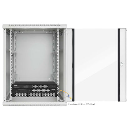 19" Wandverteiler, 20 HE, 994 (H) x 600 (B) x 600 (T) mm, grau Image 7