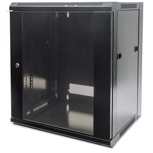 19" Wandverteiler, 6 HE, 370 (H) x 570 (B) x 450 (T) mm, schwarz Image 1