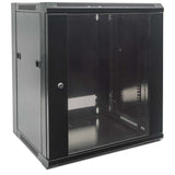 19" Wandverteiler, 6 HE, 370 (H) x 570 (B) x 450 (T) mm, schwarz Image 3