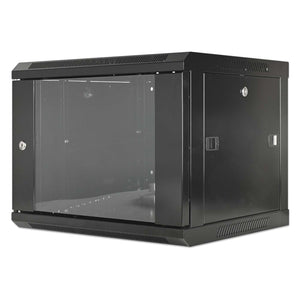 19" Wandverteiler, 6 HE, 370 (H) x 600 (B) x 450 (T) mm, schwarz Image 1