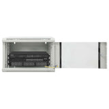 19" Wandverteiler, 6 HE, 370 (H) x 570 (B) x 450 (T) mm, grau Image 4
