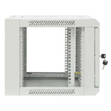 19" Wandverteiler, 6 HE, 370 (H) x 570 (B) x 450 (T) mm, grau Image 7