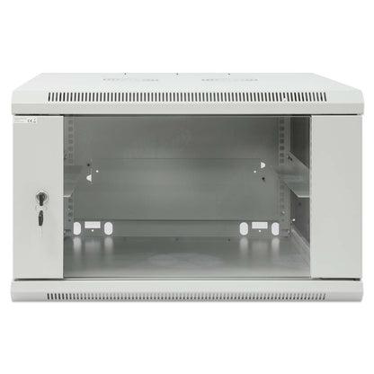 19" Wandverteiler, 6 HE, 370 (H) x 600 (B) x 600 (T) mm, grau Image 3