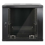 19" Wandverteiler, 9 HE, 500 (H) x 600 (B) x 450 (T) mm, schwarz Image 3