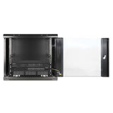 19" Wandverteiler, 9 HE, 500 (H) x 600 (B) x 450 (T) mm, schwarz Image 7