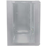 19" Wandverteiler, 9 HE, 500 (H) x 570 (B) x 450 (T) mm, grau Image 5