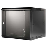 19" Wandverteiler, 9 HE, 500 (H) x 570 (B) x 600 (T) mm, schwarz Image 1