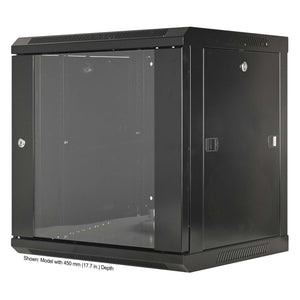 19" Wandverteiler, 9 HE, 500 (H) x 600 (B) x 600 (T) mm, schwarz Image 1