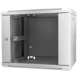 19" Wandverteiler, 9 HE, 500 (H) x 600 (B) x 600 (T) mm, grau Image 1