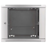 19" Wandverteiler, 9 HE, 500 (H) x 600 (B) x 600 (T) mm, grau Image 3