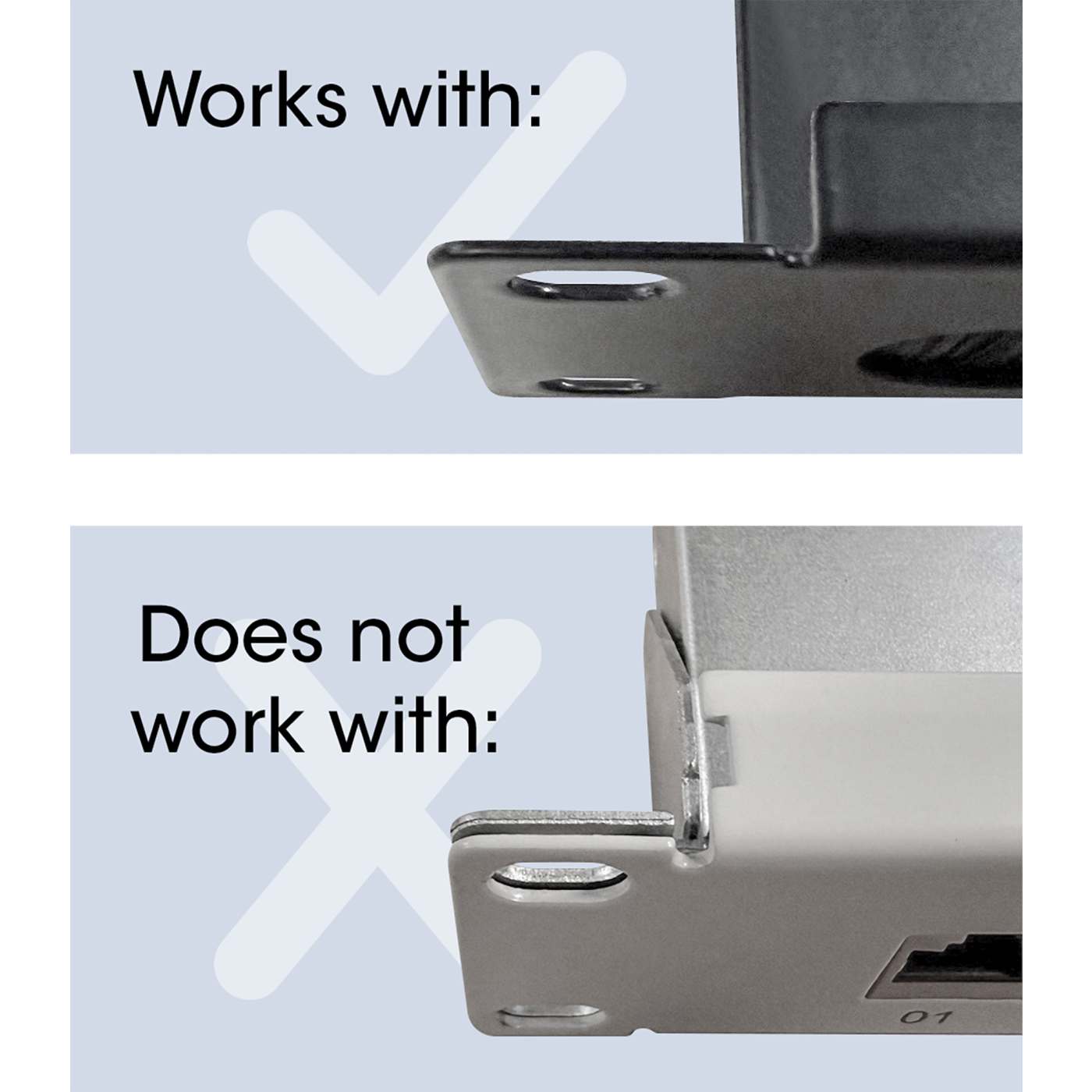 Clip zur werkzeuglosen Rackmontage, 1 HE, 12er-Pack Image 8