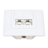 2-Port Cat6 10G RJ45-Netzwerkdose, geschirmt Image 4