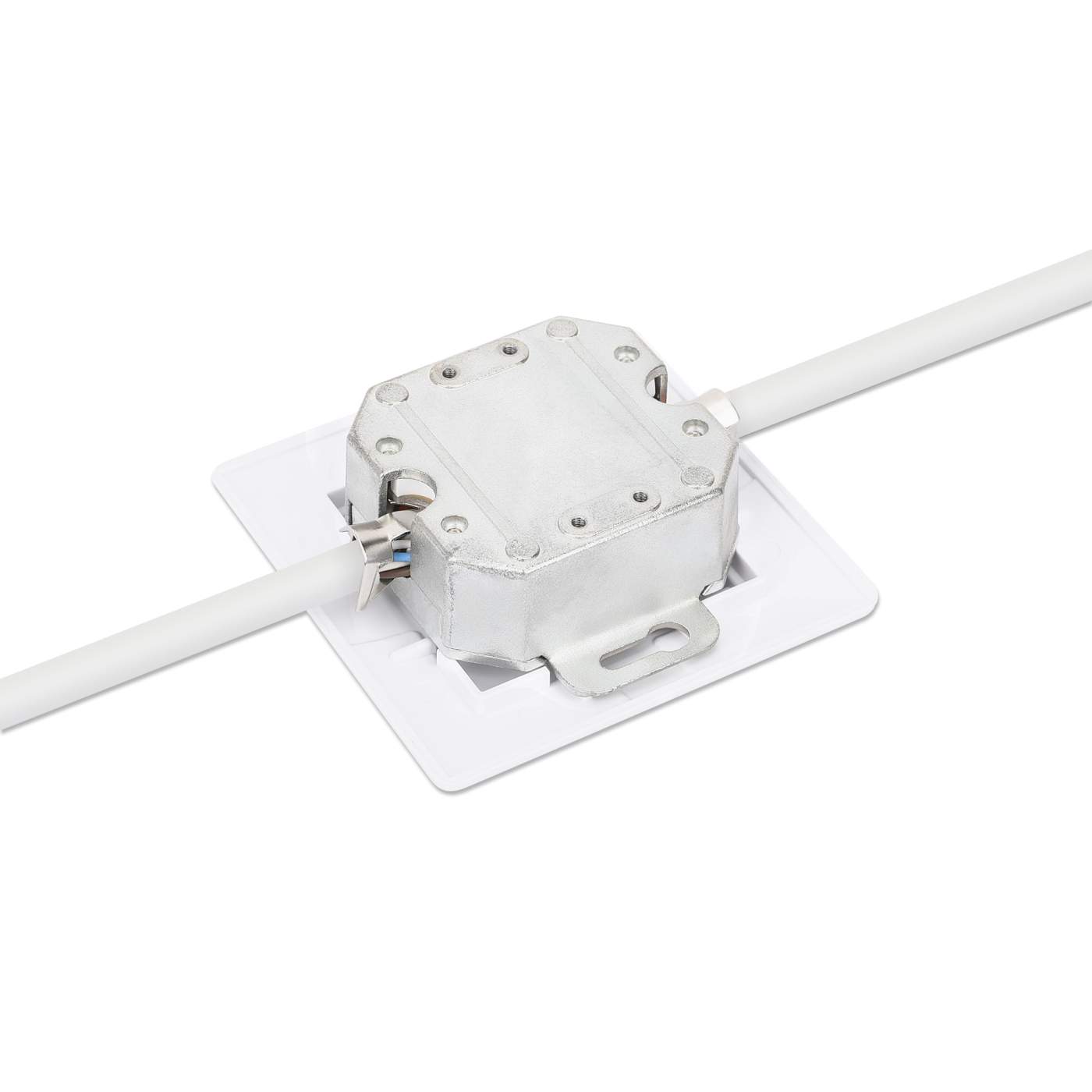 2-Port Cat6a 10G RJ45-Netzwerkdose, geschirmt Image 6