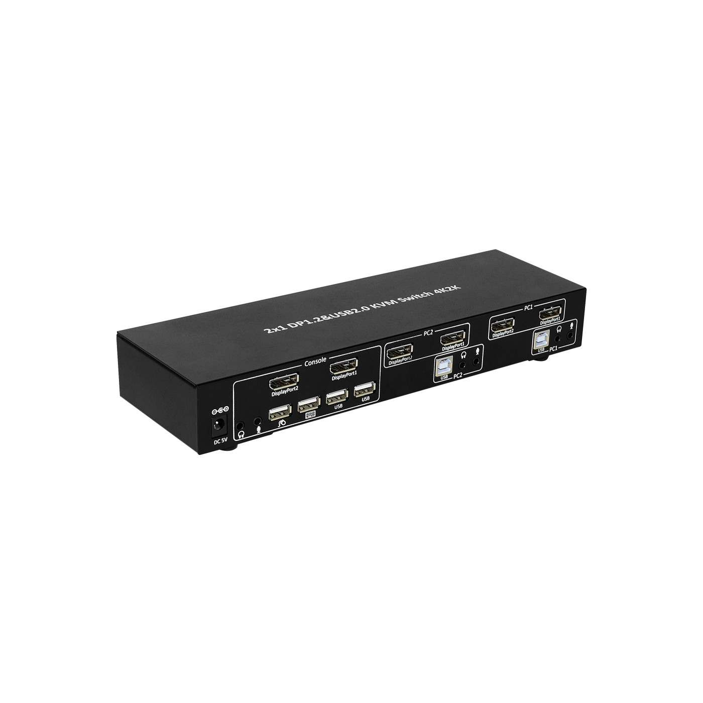 2-Port DisplayPort Dual-Monitor KVM-Switch 4K@60Hz Image 5