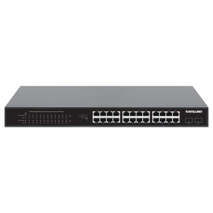 24-Port Gigabit Ethernet PoE+ Switch mit 2 SFP-Ports Image 4