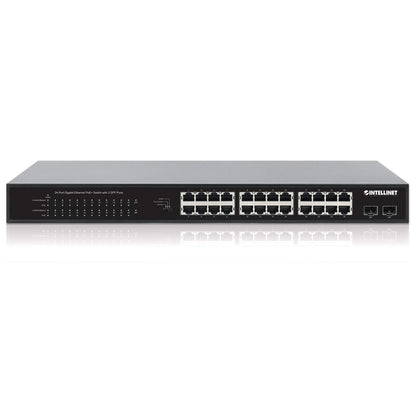 24-Port Gigabit Ethernet PoE+ Switch mit 2 SFP-Ports Image 6