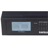 24-Port Gigabit Ethernet PoE+ Switch mit 2 SFP-Ports und LCD-Anzeige Image 6
