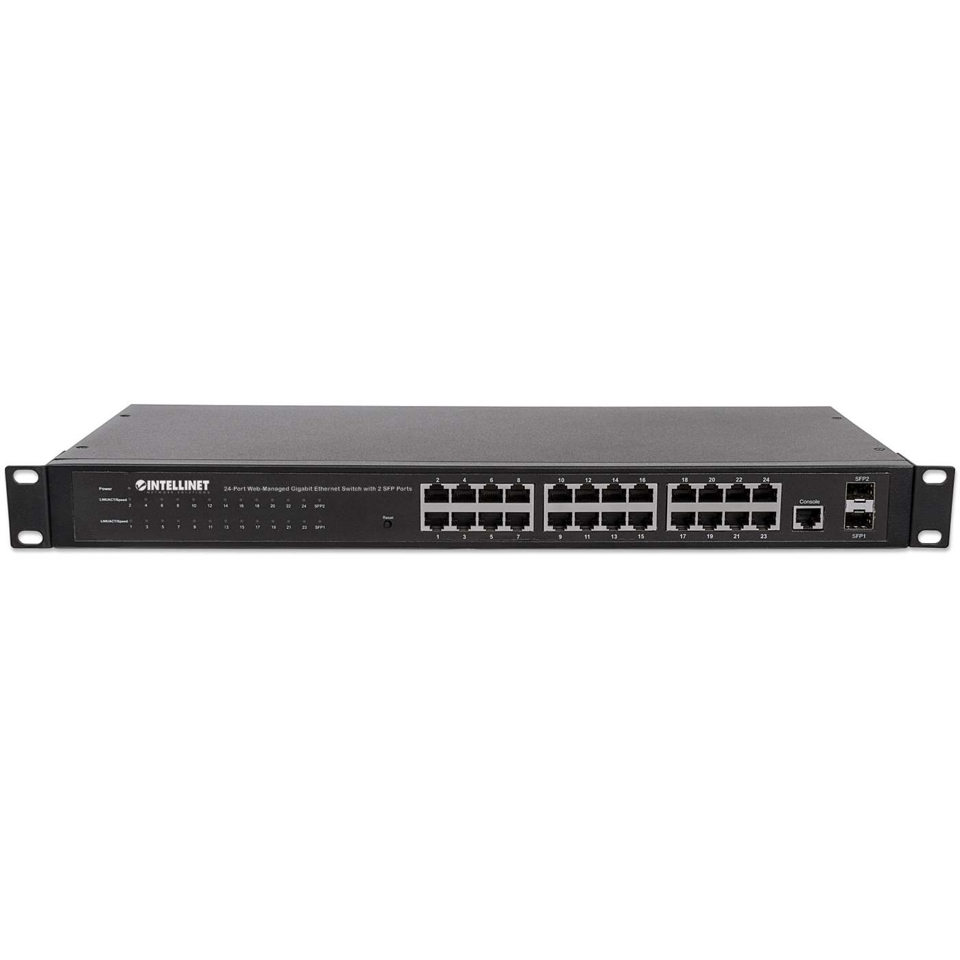 24-Port Web-Managed Gigabit Ethernet Switch mit 2 SFP-Ports Image 6