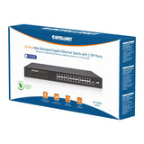 24-Port Web-Managed Gigabit Ethernet Switch mit 2 SFP-Ports Packaging Image 2
