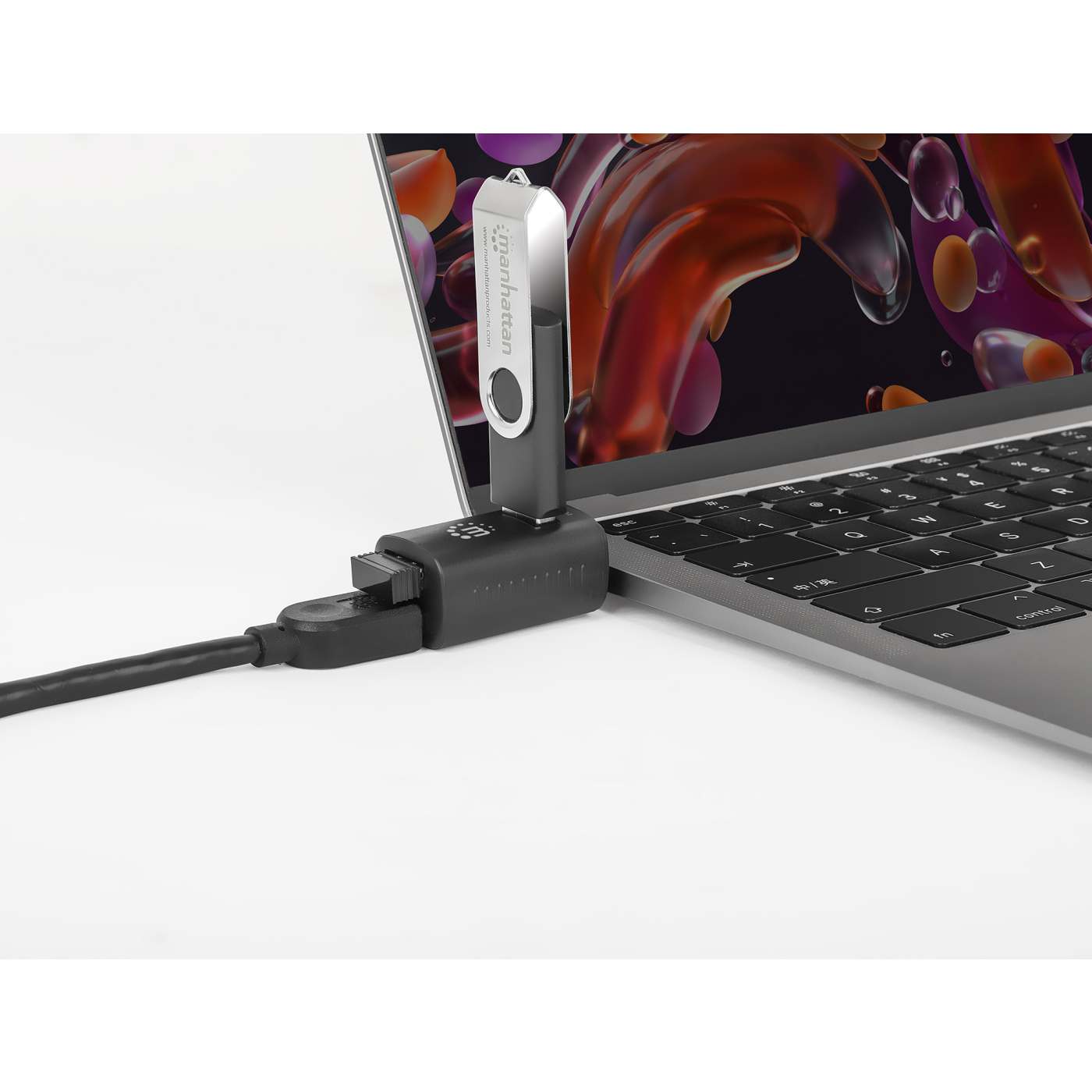 3-Port USB 3.0 / 2.0 Typ-C Kombo Mini-Hub Image 3