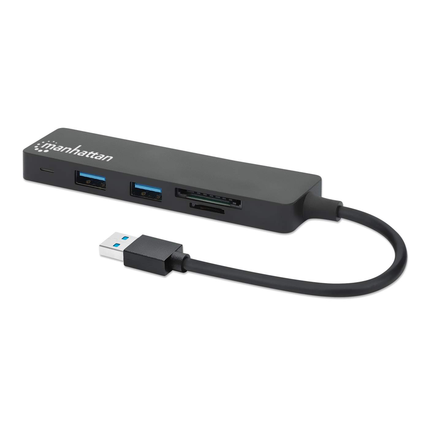 3-Port USB 3.0 Typ-A Hub mit Card Reader Image 1