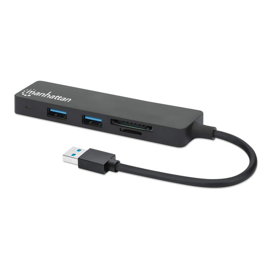 3-Port USB 3.0 Typ-A Hub mit Card Reader Image 1