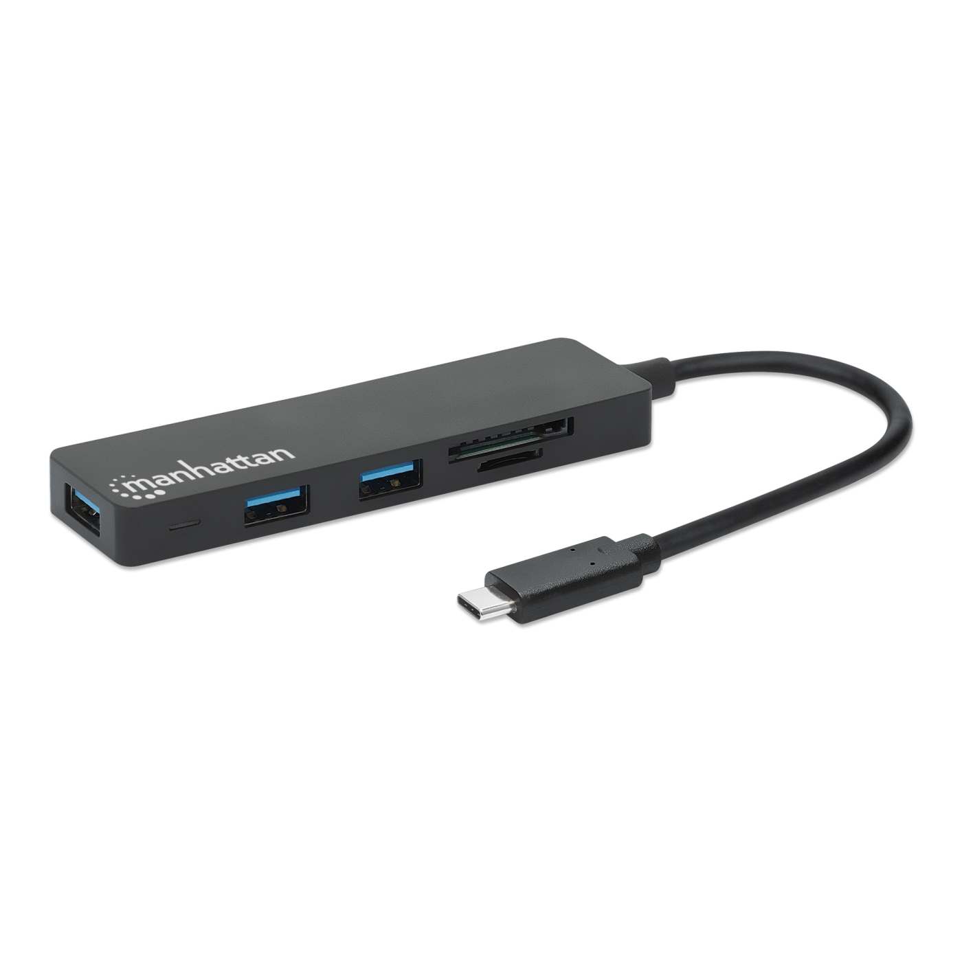 3-Port USB 3.0 Typ-C Hub mit Card Reader Image 3