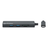 3-Port USB 3.0 Typ-C Hub mit Card Reader Image 4