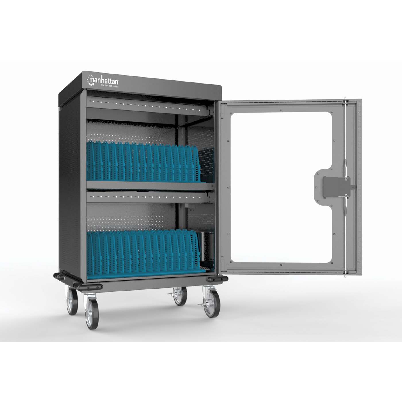 32-Port USB-C Ladeschrank auf Rollen 576 W Image 3