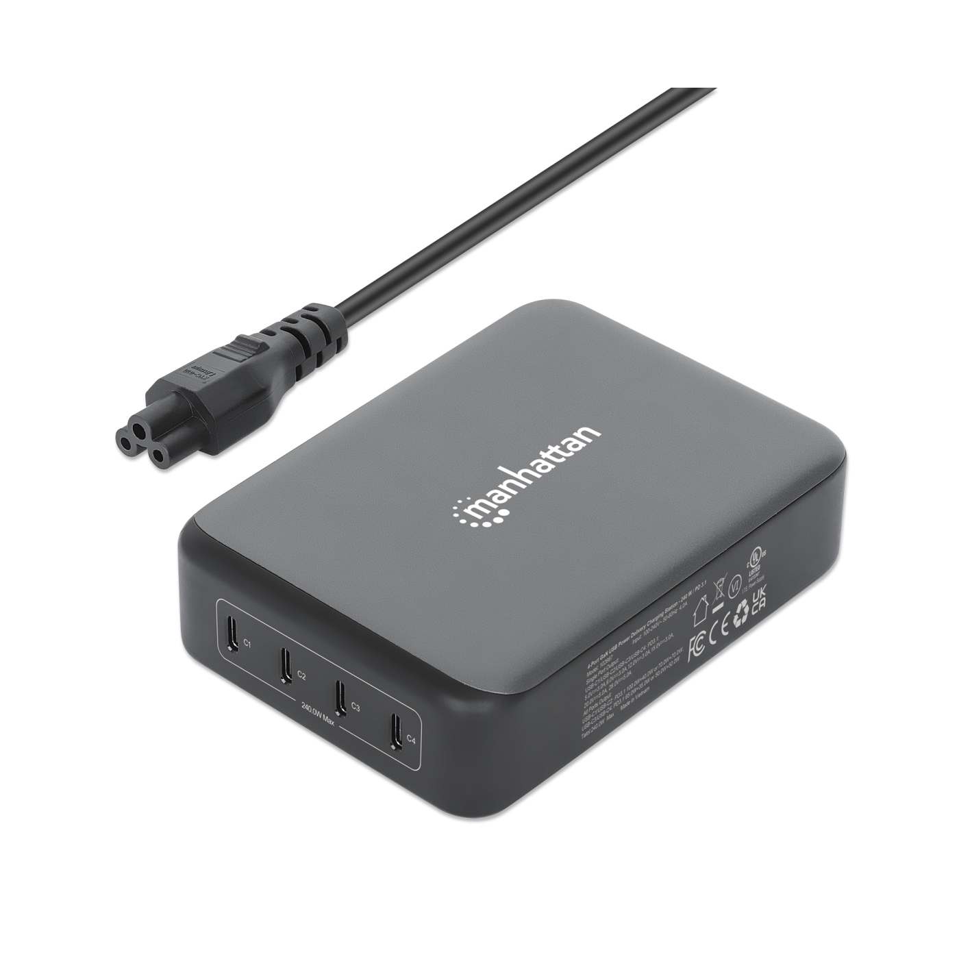 4-Port GaN USB Power Delivery-Ladestation 240 W / PD 3.1 Image 4